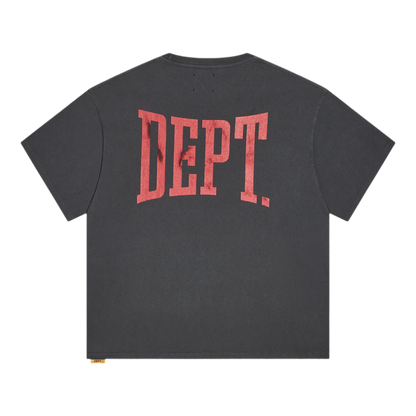 Black Vintage DEPT GYM LOGO TEE