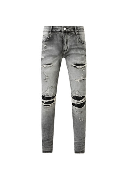 AMIRI JEAN MX1 Distressed Grey/Black