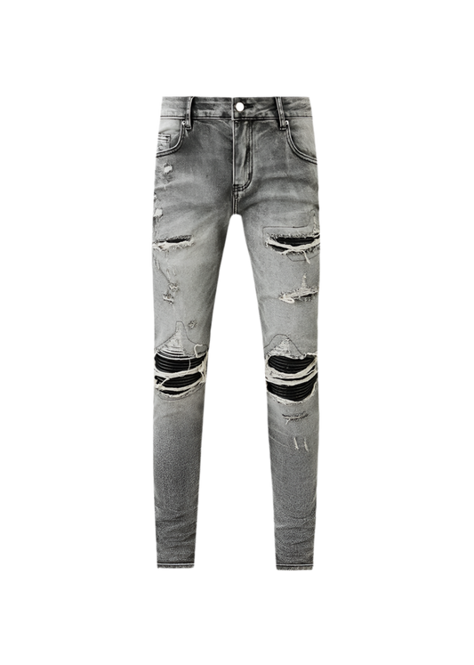 AMIRI JEAN MX1 Distressed Grey/Black