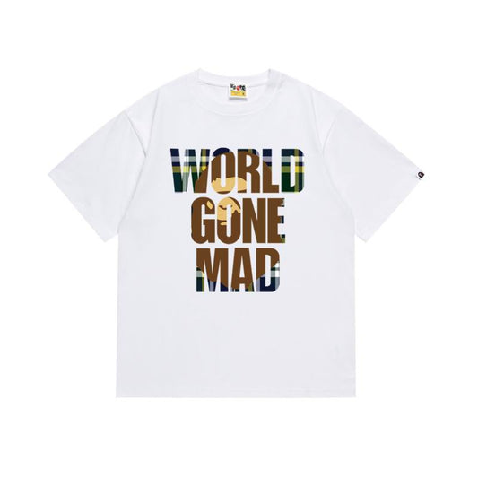 BAPE Color Camo WGM Ape Head Overlap Tee 'White'