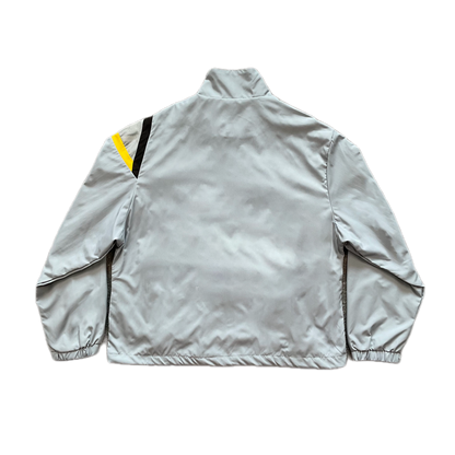 Corteiz Mesh Jacket Diagonal Logo Grey