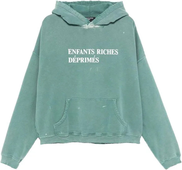 Enfants Riches Déprimés Classic Logo Pullover Hoodie Posy Green