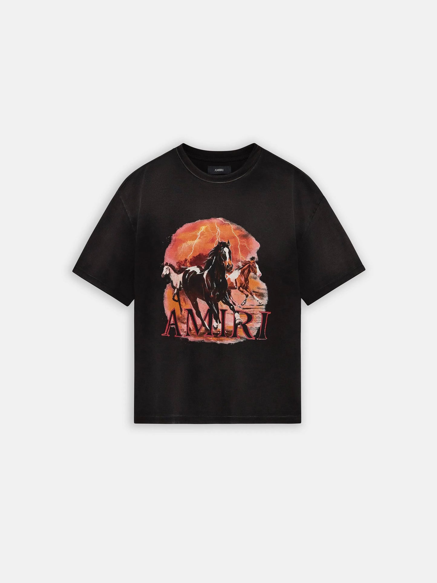Amiri Black Plains Oversized T-shirt
