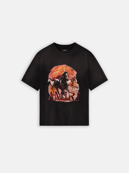 Amiri Black Plains Oversized T-shirt
