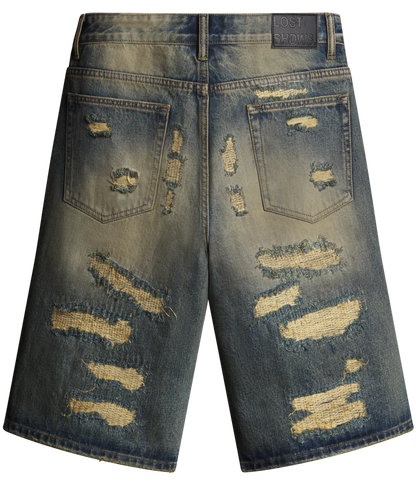 DSTRYLost SHDWS DENIM SHORT (BONE)