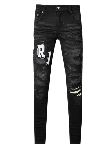 Amiri Varsity Jean Black/White