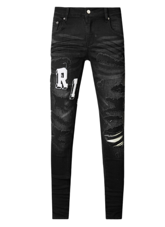 Amiri Varsity Jean Black/White