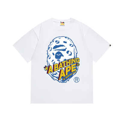 BAPE Moon Ape Head Tee
White