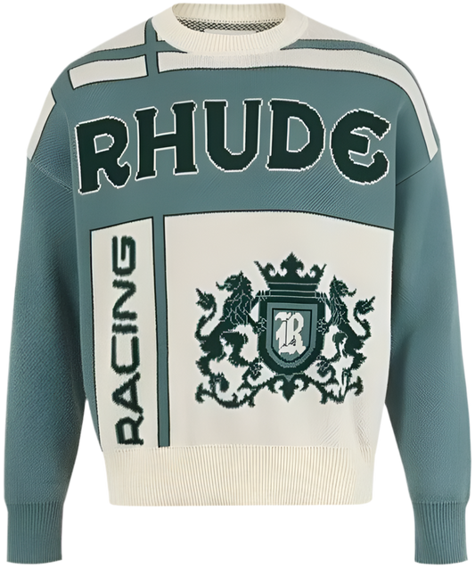 RHUDE PALM Knit CREWNECK