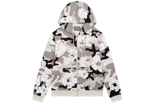 Denim Tears The Cotton Wreath Zip Sweatshirt
White Camo