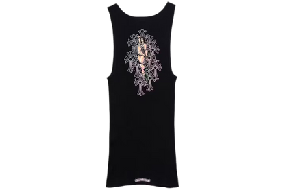 CHROME HEARTS DEADLY DOLL EXCLUSIVE TANK TOP BLACK
