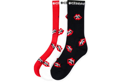 Chrome Hearts 3-Pack Chomper Socks
Multicolor