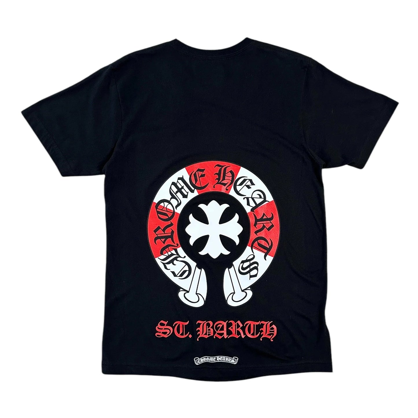 Chrome Hearts St. Barths Exclusive Horseshoe T-Shirt Black/Red/White
