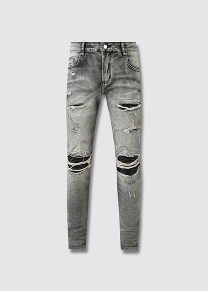 AMIRI JEAN MX1 Distressed Grey/Black