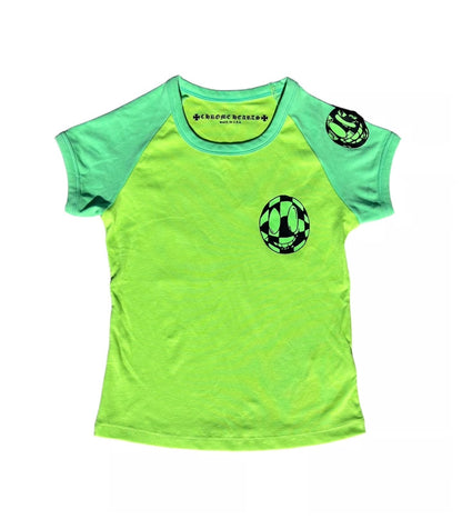 Chrome hearts T shirt women's Green s/s