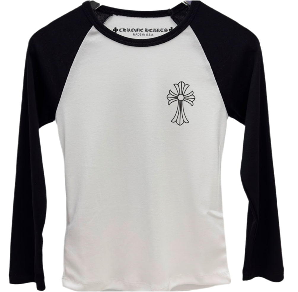 Chrome Heart Women's Black CROSS l/s tee