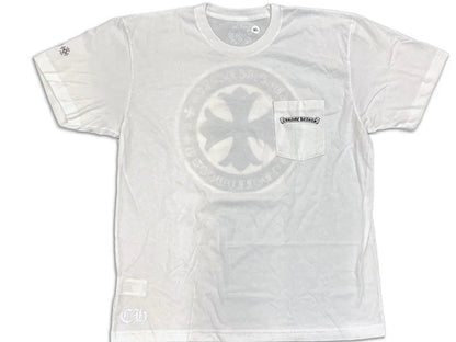 HOLLYWOOD YELLOW PLUS CROSS TEE "WHITE"