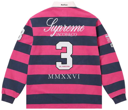Supreme x La Martina x Jacob & Co Rugby 'Stripe'