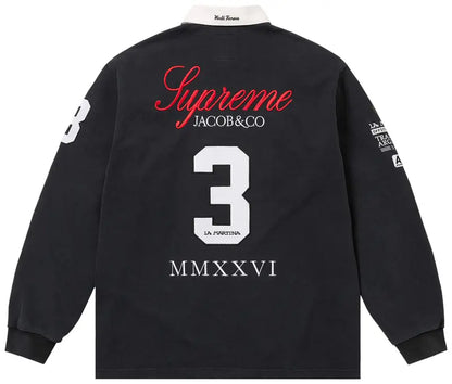 aSupreme x La Martina x Jacob & Co Rugby 'Black'