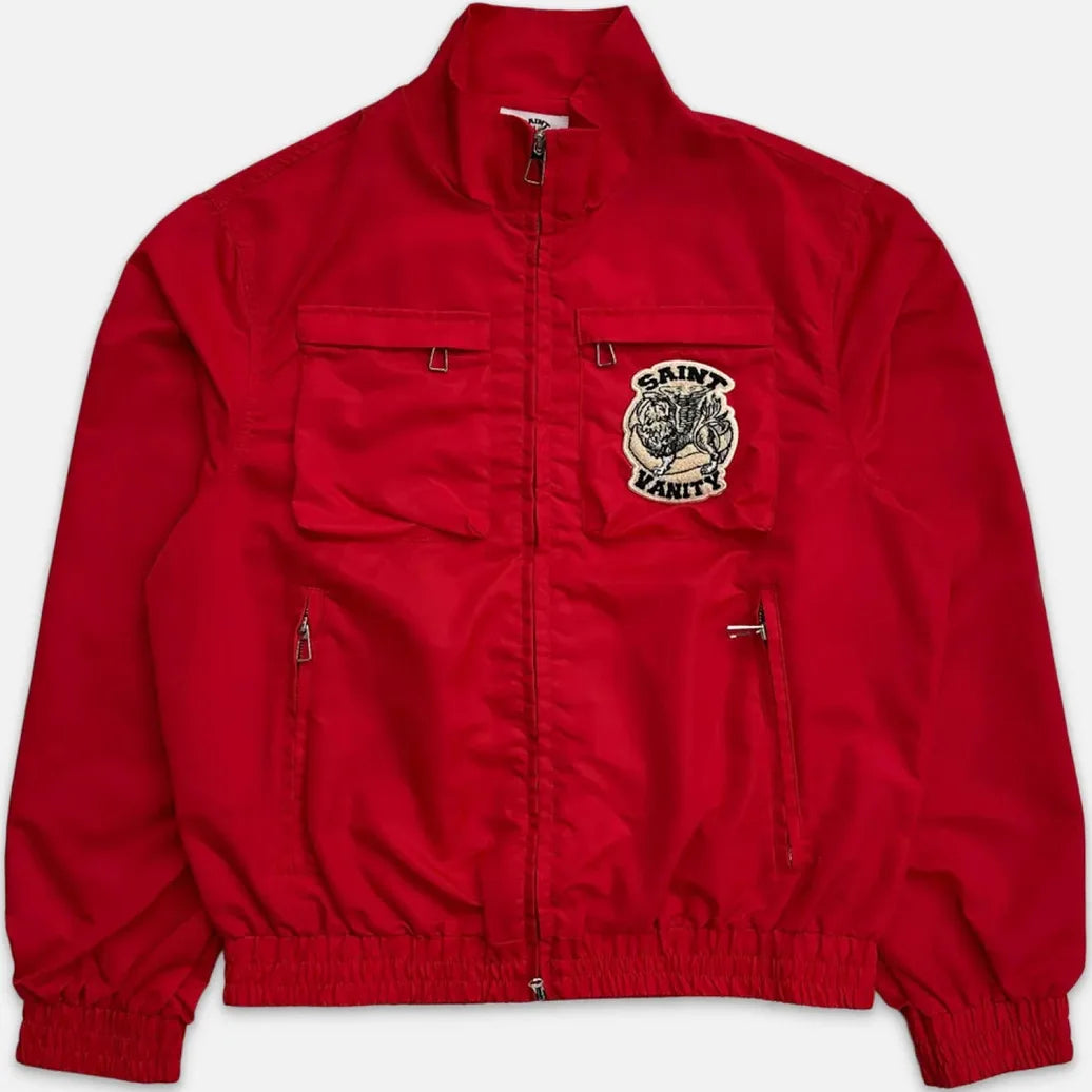 Saint Vanity Red Nylon Jacket