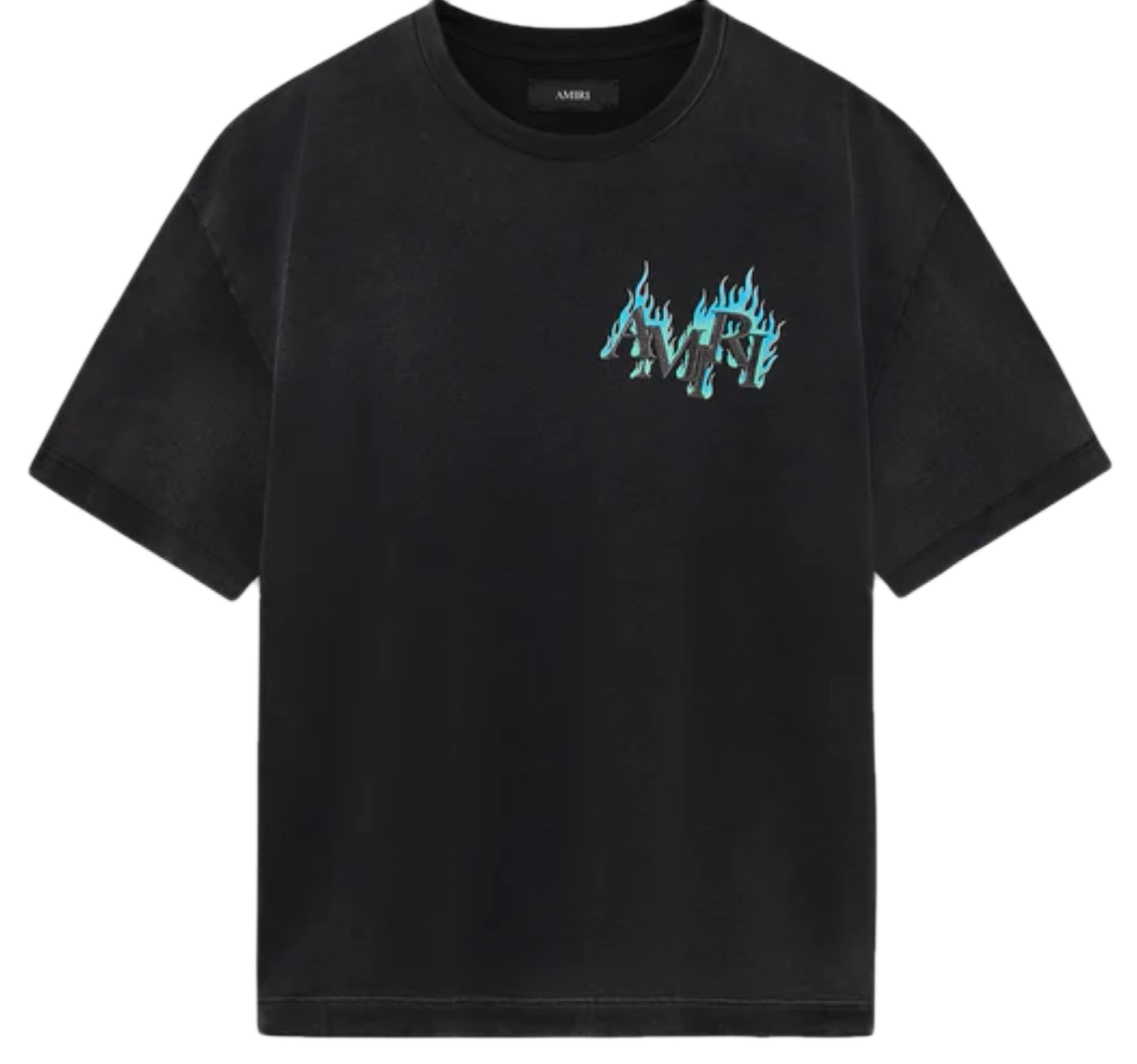 CRYSTAL AMIRI FLAMES OVERSIZED TEE