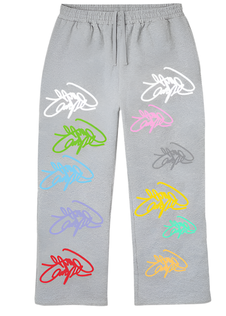 CARPE 
Grey Graffiti Sweats