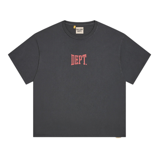 Black Vintage DEPT GYM LOGO TEE