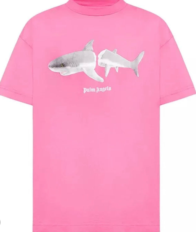 Palm Angels Shark Classic T-shirt Pink
