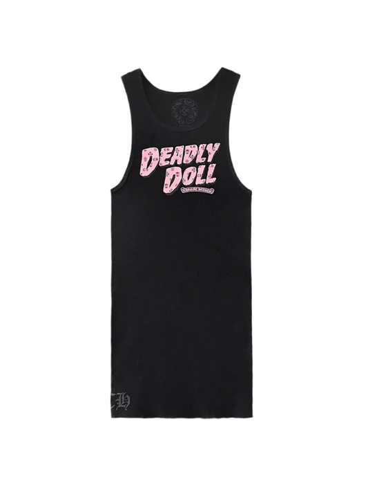 CHROME HEARTS DEADLY DOLL EXCLUSIVE TANK TOP BLACK