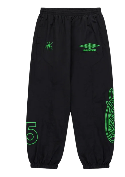 BLACK SCRIPT WARM UP PANT SP5DER