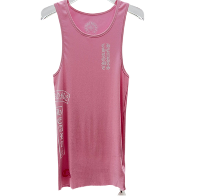 CHROME HEARTS PINK TANK TOP