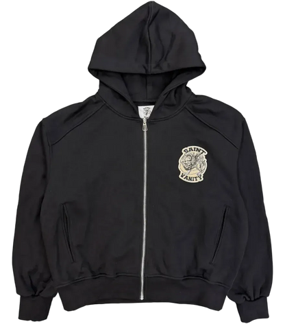 Black Saint Vanity Uniform Zip Up Hoodie