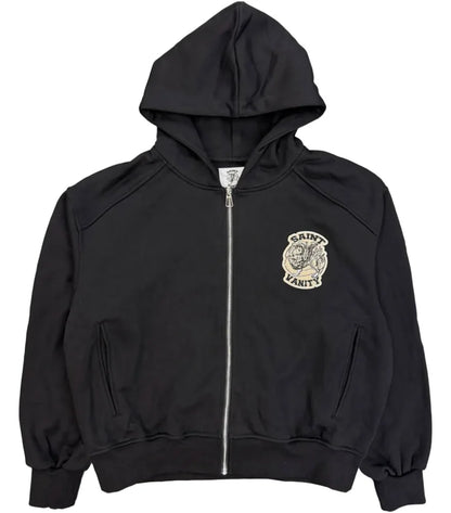 Black Saint Vanity Uniform Zip Up Hoodie