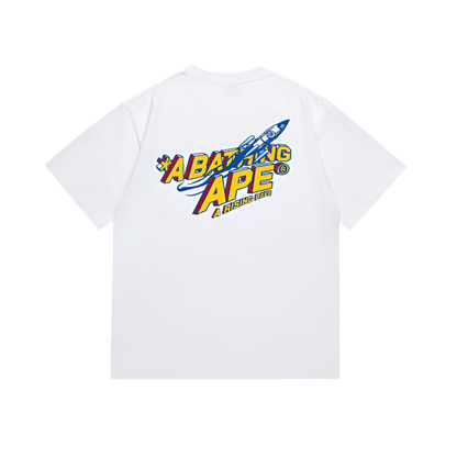 BAPE Moon Ape Head Tee
White