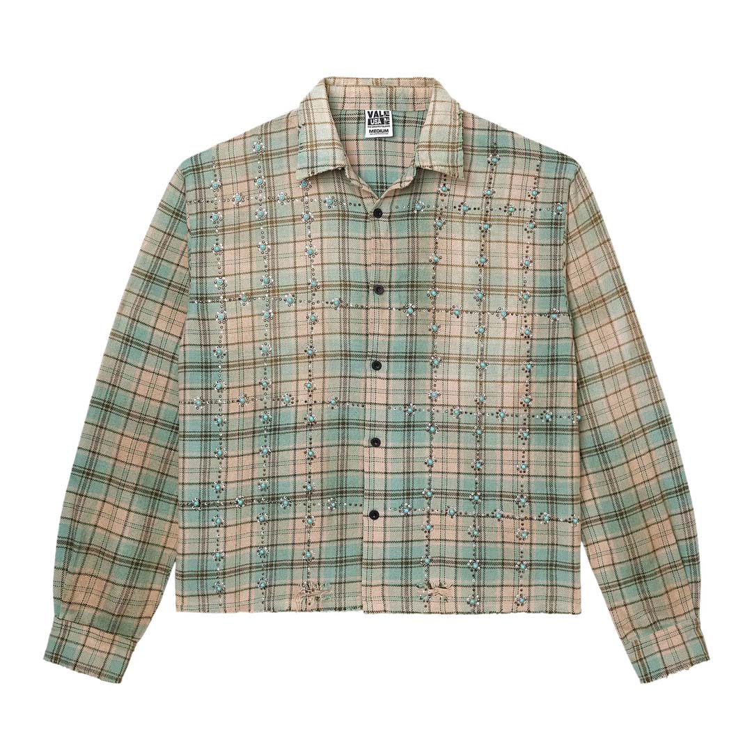 Vale Forever Little Gems Flannel 'Green