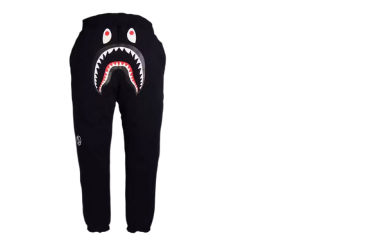 BAPE x OVO Woodland Camo Shark Reversible Sweatpants
Black