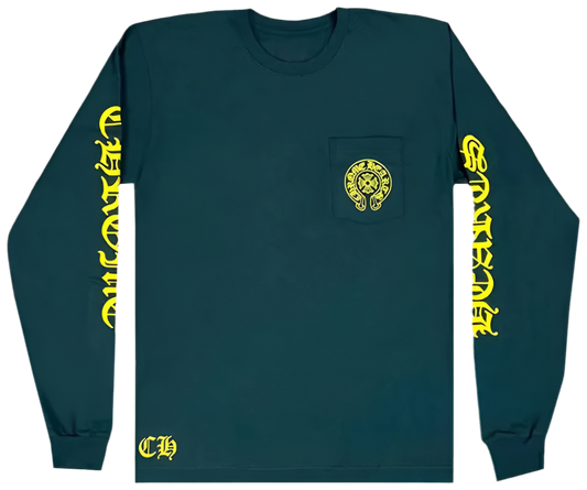 Chrome Hearts Horseshoe Long-Sleeve 'Green/Yellow'