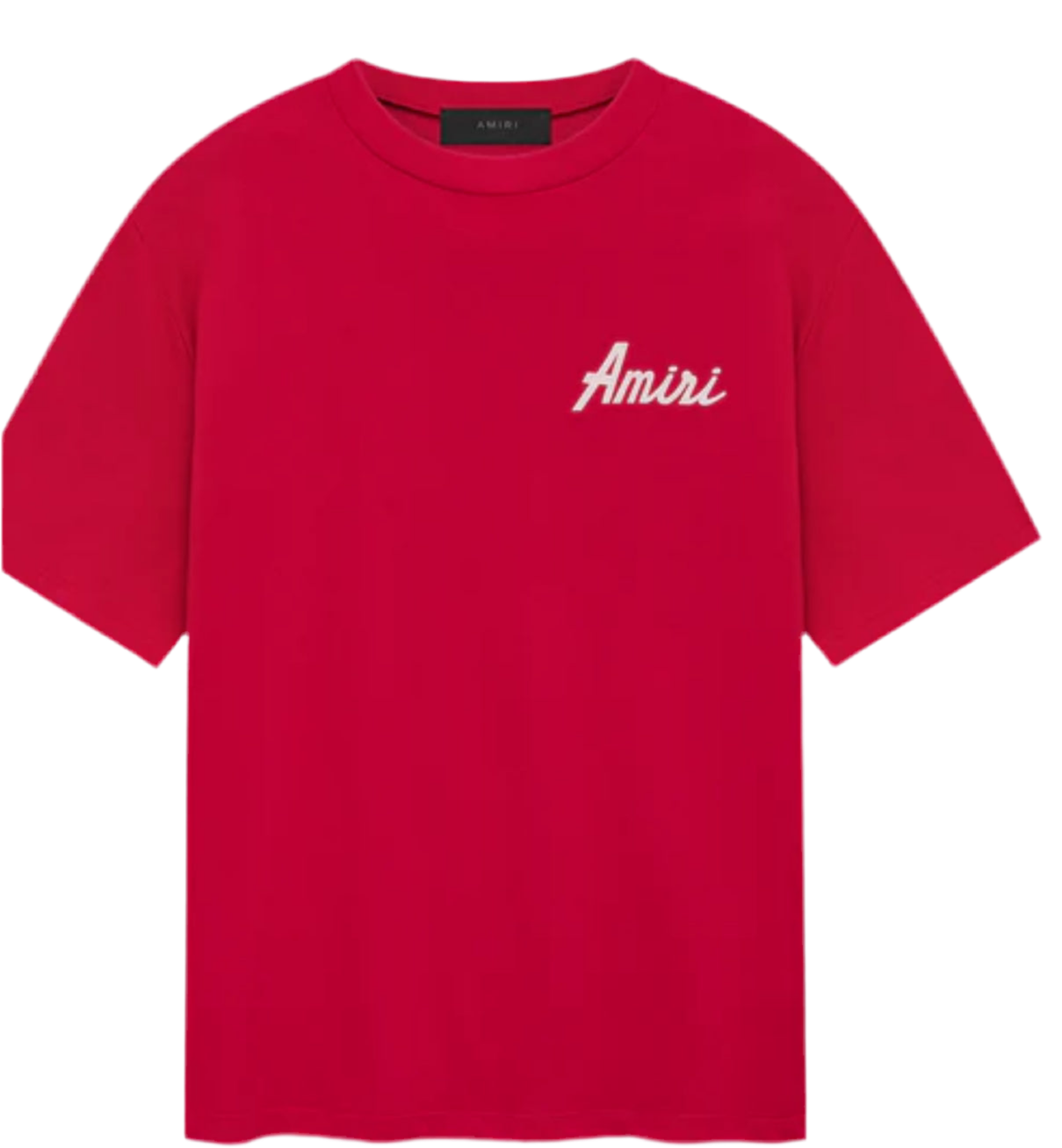 AMIRI CITY TEE Red x creme logo