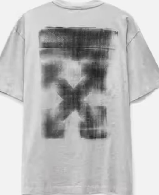Off White Shaded Tee Grey