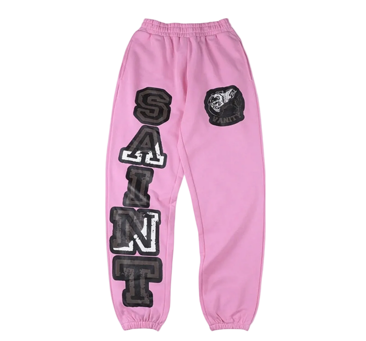 Saint Vanity Griffin Sweatpants in Pink