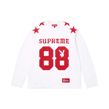 Supreme x Playboy Long-Sleeve Top 'White'