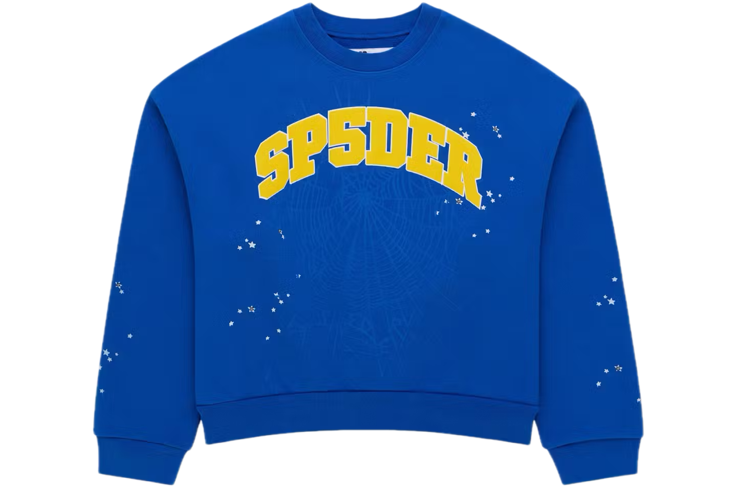 Sp5der Varsity Web Crewneck
Blue