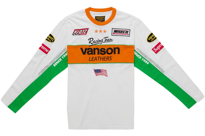 Supreme Vanson Leathers L/S Top
White