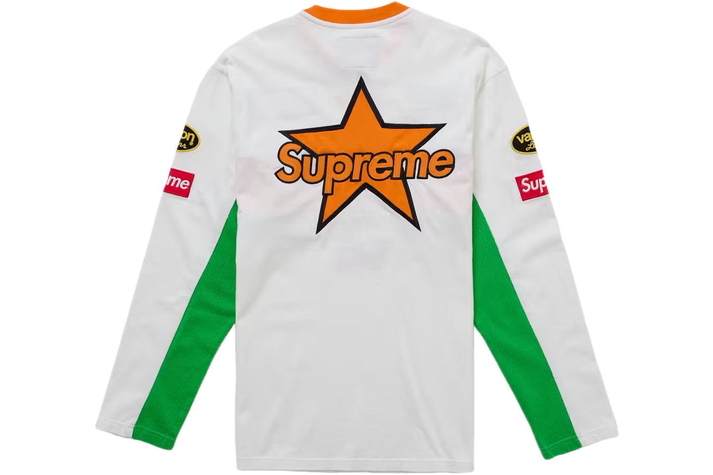 Supreme Vanson Leathers L/S Top
White