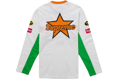 Supreme Vanson Leathers L/S Top
White