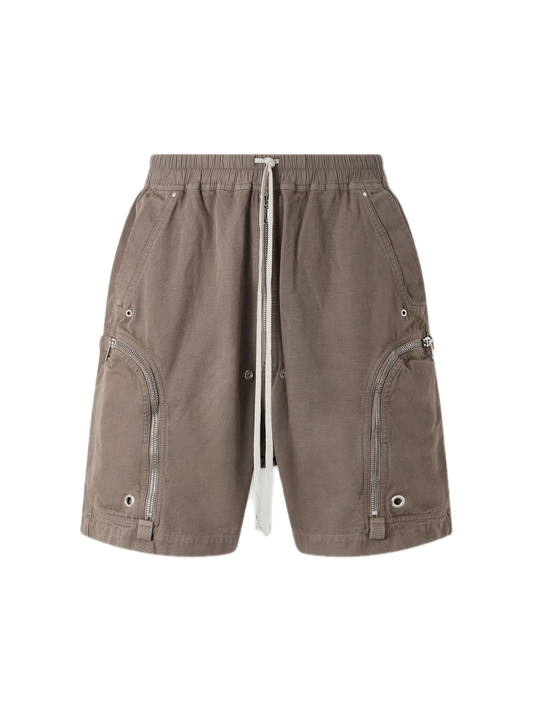 DRKSHDW BY RICK OWENS
Bauhaus Straight-Leg Cotton-Canvas Shorts