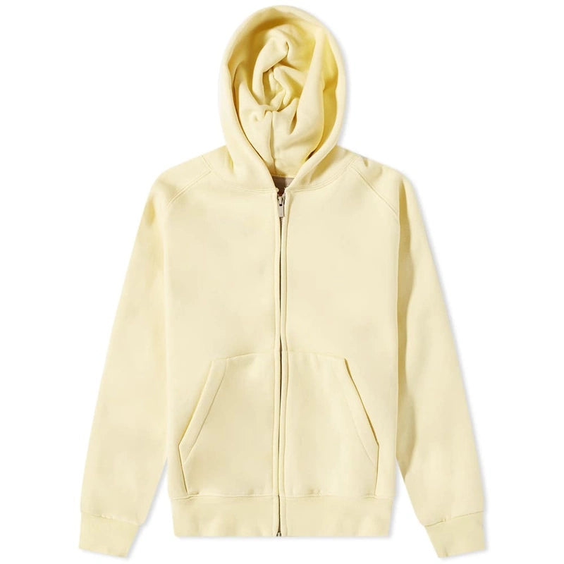 Essentials Fear Of God Full Zip Jacket Canary