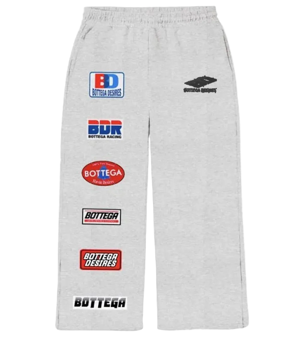 BD PATCHES SWEATPANTS GREY