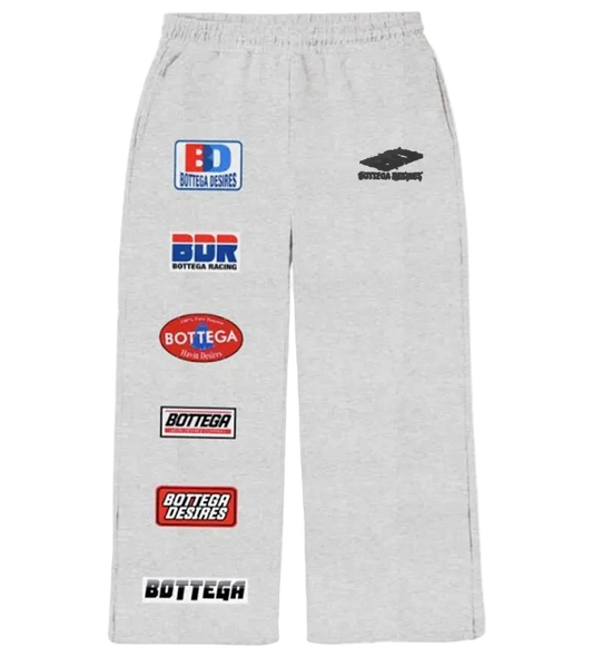 BD PATCHES SWEATPANTS GREY