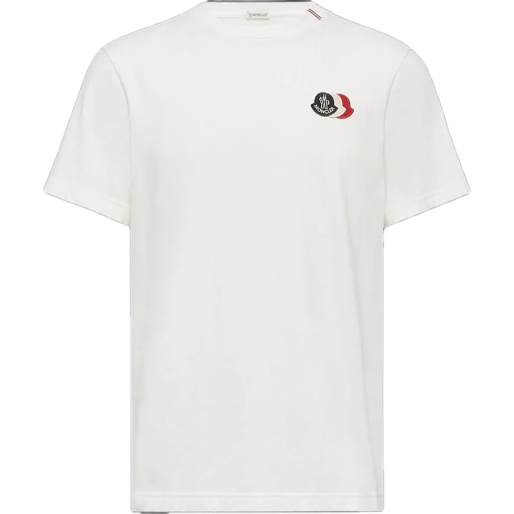 Moncler
Men's Cotton Triple Logo Patch Crewneck T-Shirt White